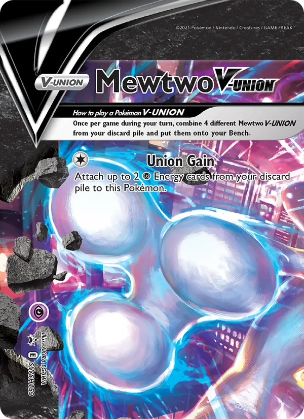 Mewtwo V-UNION - SWSH Black Star Promos Pokemon Card