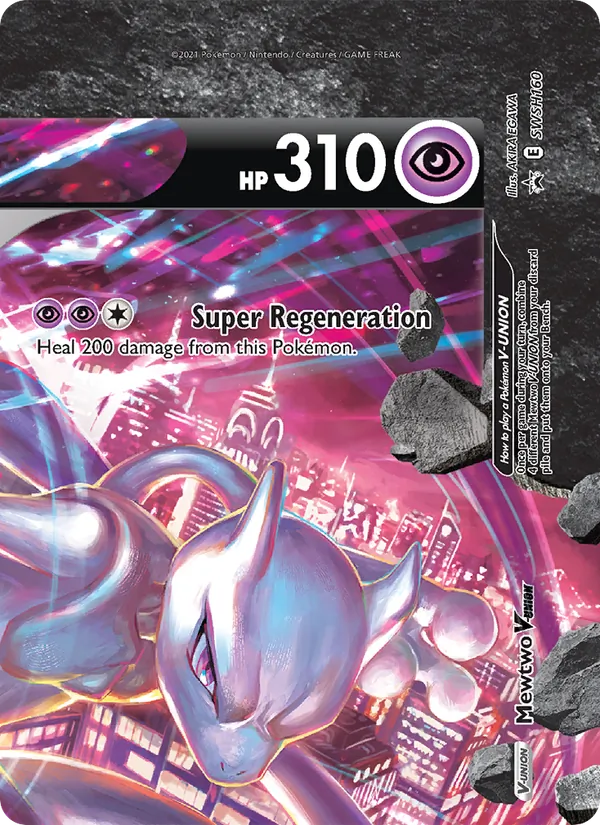 Mewtwo V-UNION - SWSH Black Star Promos Pokemon Card