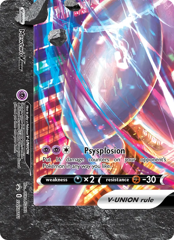Mewtwo V-UNION - SWSH Black Star Promos Pokemon Card