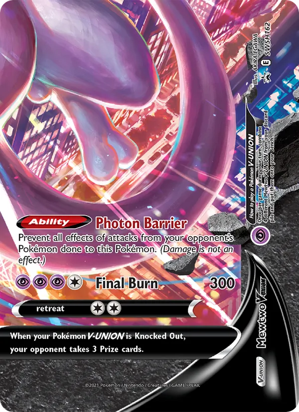Mewtwo V-UNION - SWSH Black Star Promos Pokemon Card