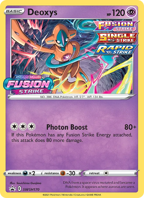 Deoxys - SWSH Black Star Promos Pokemon Card