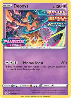 Deoxys - SWSH Black Star Promos