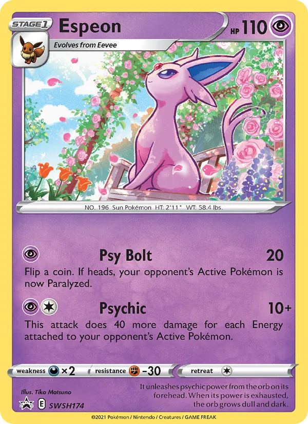 Espeon - SWSH Black Star Promos Pokemon Card