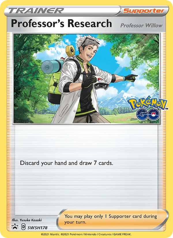 Professor's Research - SWSH Black Star Promos Pokemon Card