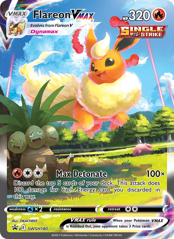 Flareon VMAX - SWSH Black Star Promos Pokemon Card