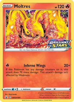 Moltres - SWSH Black Star Promos