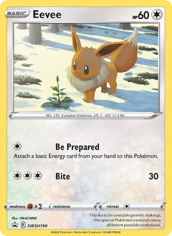 Eevee - SWSH Black Star Promos Pokemon Card