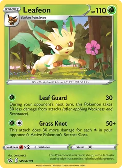 Leafeon - SWSH Black Star Promos