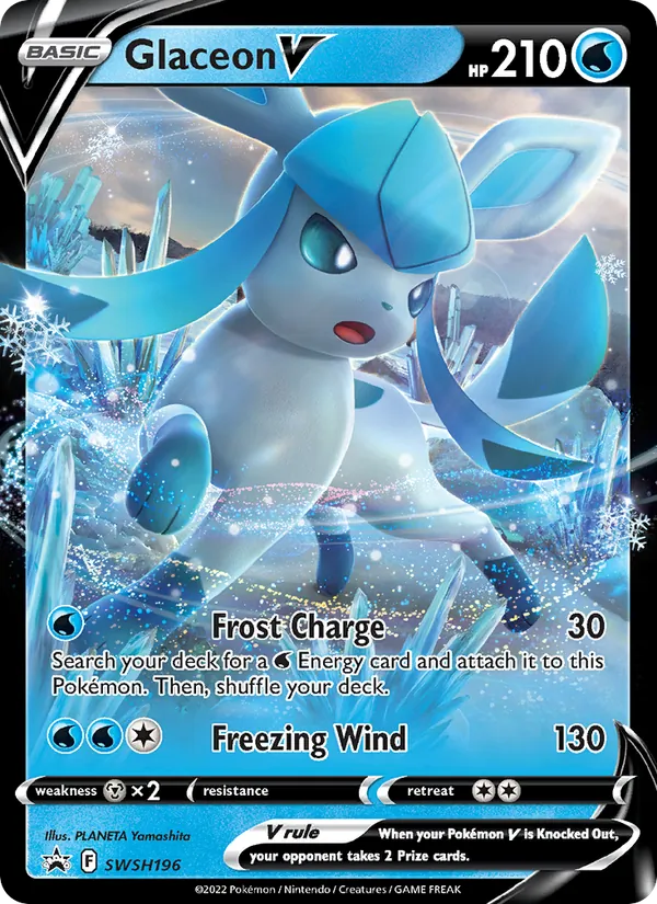 Glaceon V - SWSH Black Star Promos Pokemon Card