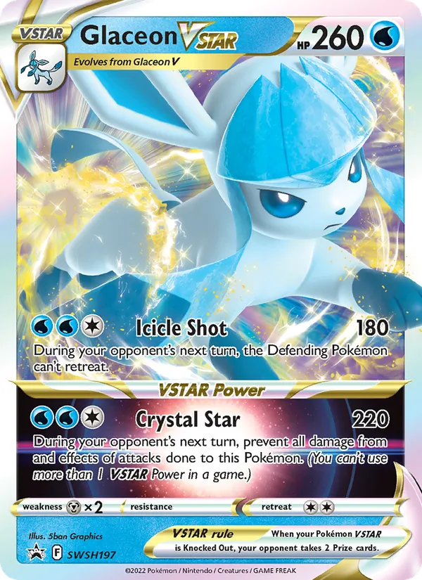Glaceon VSTAR - SWSH Black Star Promos Pokemon Card