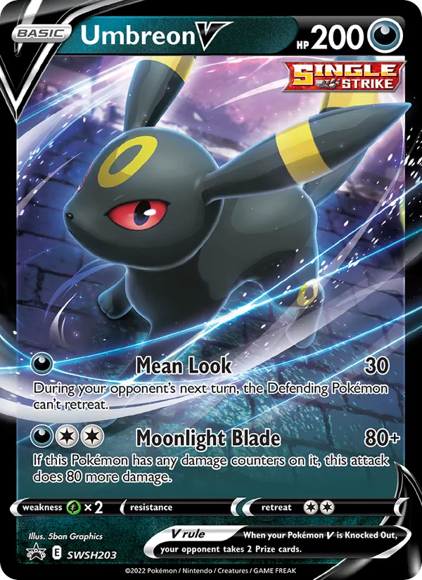 Umbreon V - SWSH Black Star Promos Pokemon Card