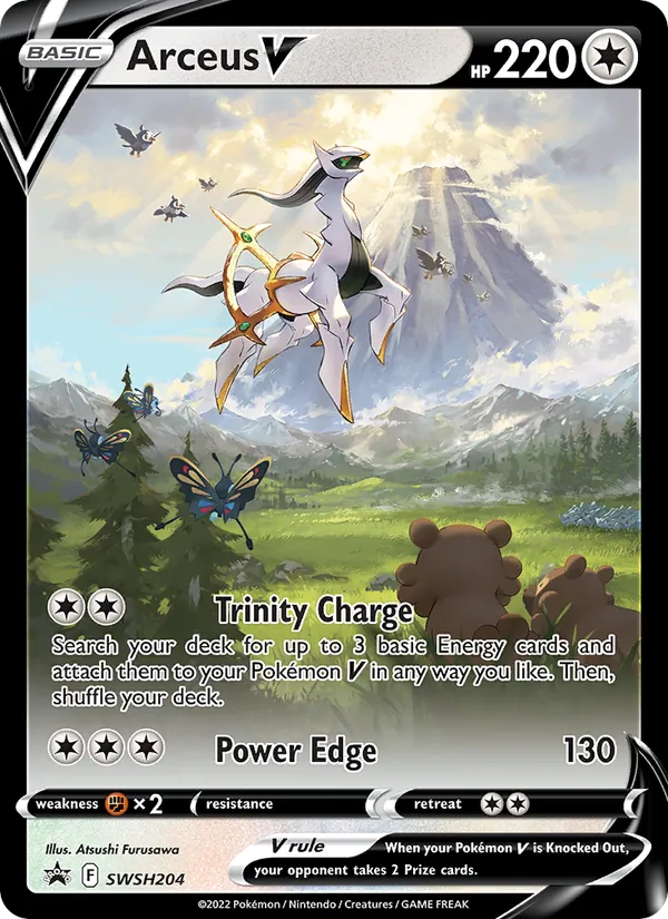 Arceus V - SWSH Black Star Promos Pokemon Card