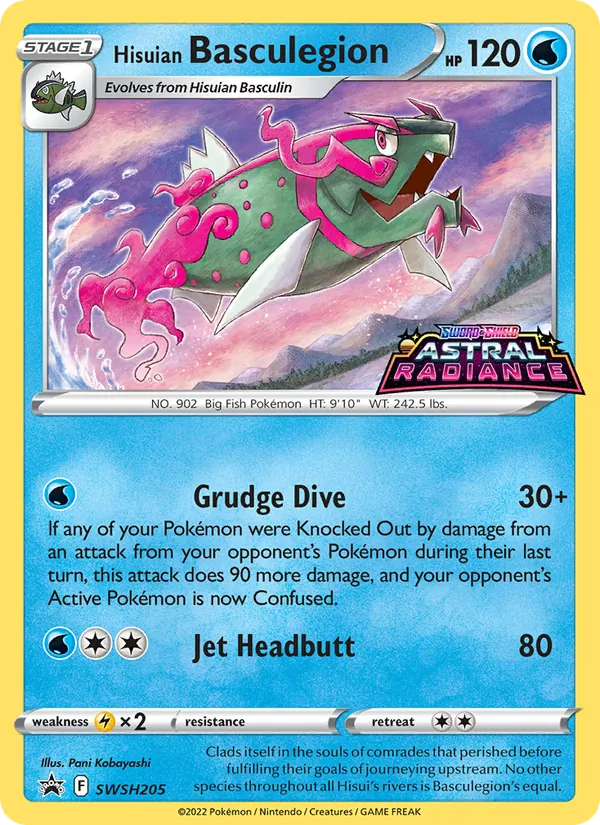 Hisuian Basculegion - SWSH Black Star Promos Pokemon Card
