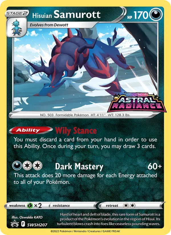 Hisuian Samurott - SWSH Black Star Promos Pokemon Card