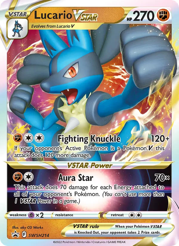 Lucario VSTAR - SWSH Black Star Promos Pokemon Card