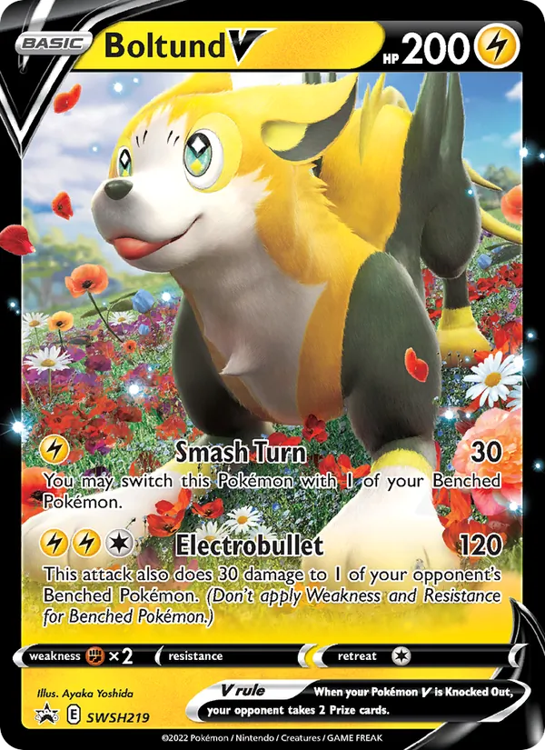 Boltund V - SWSH Black Star Promos Pokemon Card