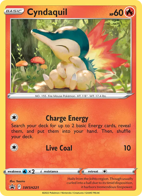 Cyndaquil - SWSH Black Star Promos Pokemon Card