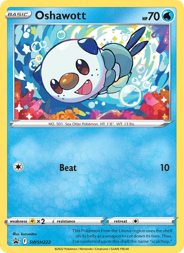 Oshawott - SWSH Black Star Promos Pokemon Card