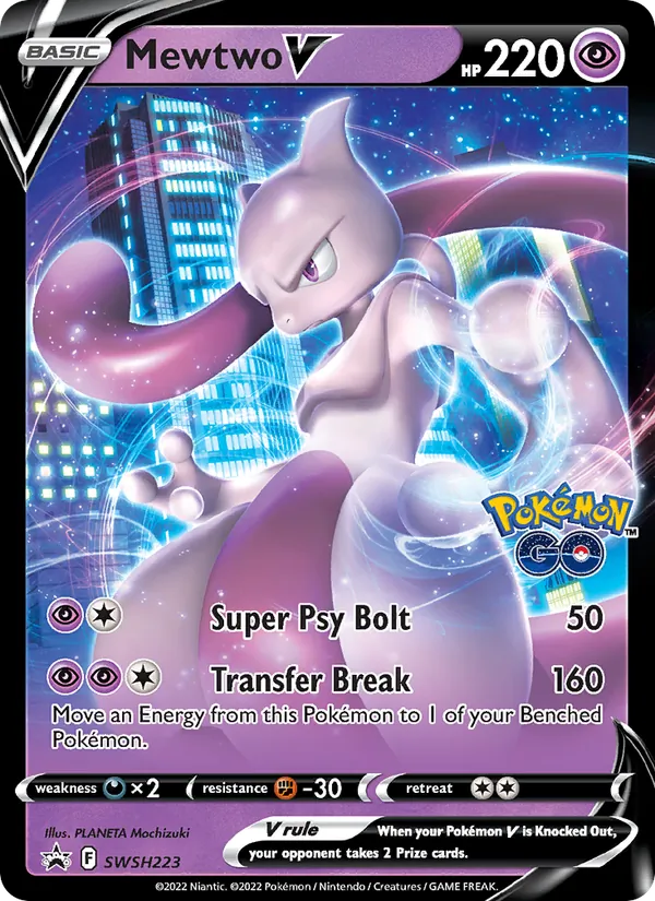 Mewtwo V - SWSH Black Star Promos Pokemon Card