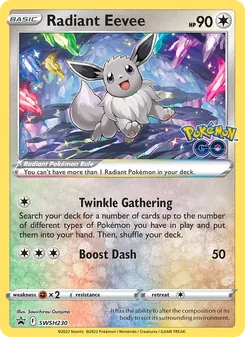 Radiant Eevee - SWSH Black Star Promos