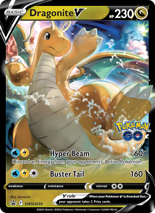 Dragonite V - SWSH Black Star Promos Pokemon Card