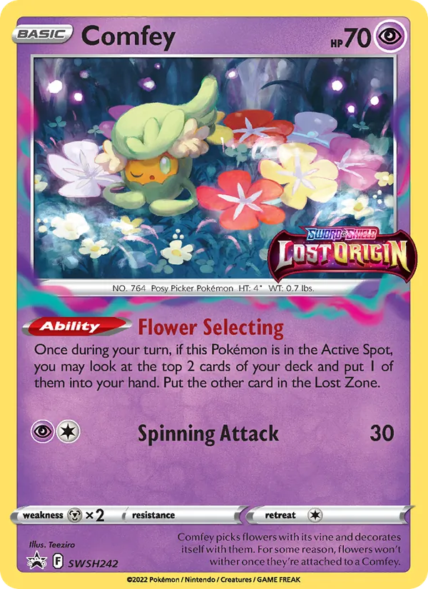 Comfey - SWSH Black Star Promos Pokemon Card