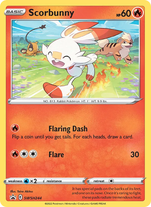 Scorbunny - SWSH Black Star Promos Pokemon Card