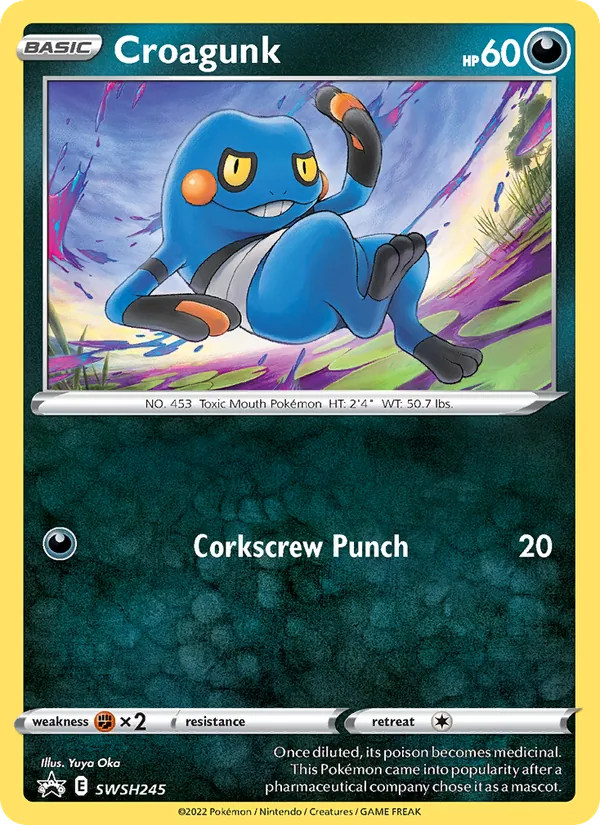 Croagunk - SWSH Black Star Promos Pokemon Card