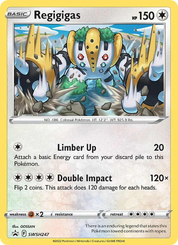 Regigigas - SWSH Black Star Promos Pokemon Card