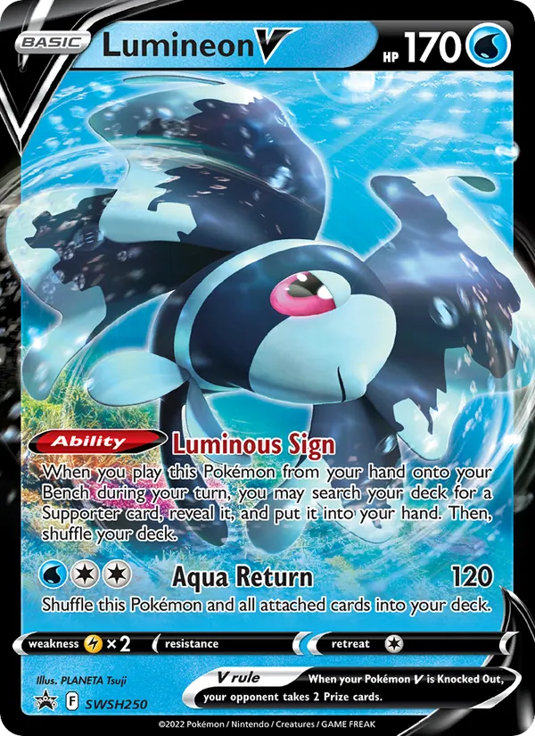Lumineon V - SWSH Black Star Promos Pokemon Card