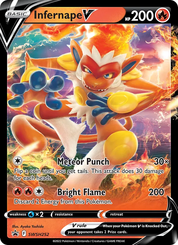 Infernape V - SWSH Black Star Promos Pokemon Card