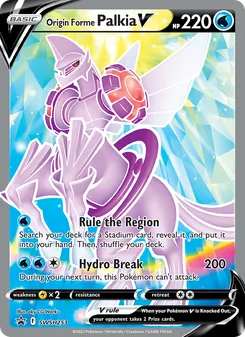 Origin Forme Palkia V - SWSH Black Star Promos