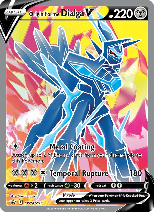Origin Forme Dialga V - SWSH Black Star Promos Pokemon Card