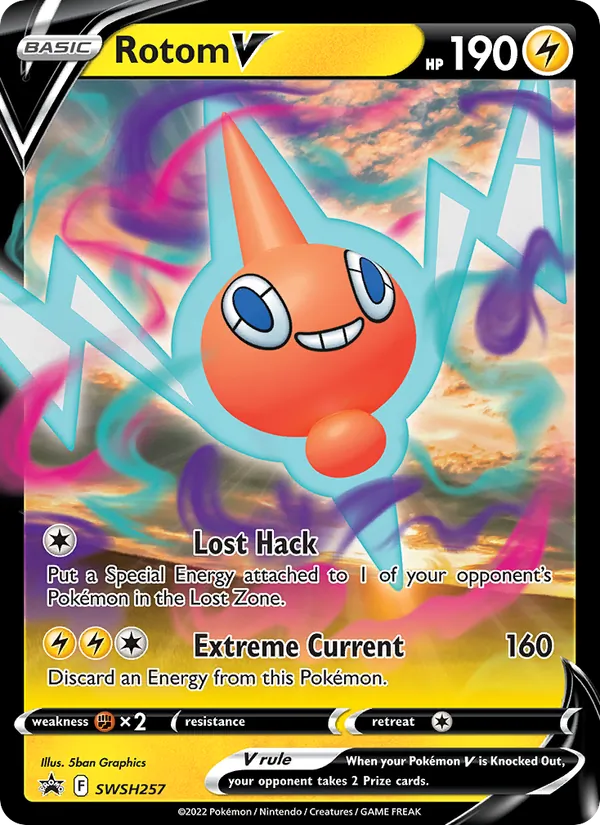 Rotom V - SWSH Black Star Promos Pokemon Card