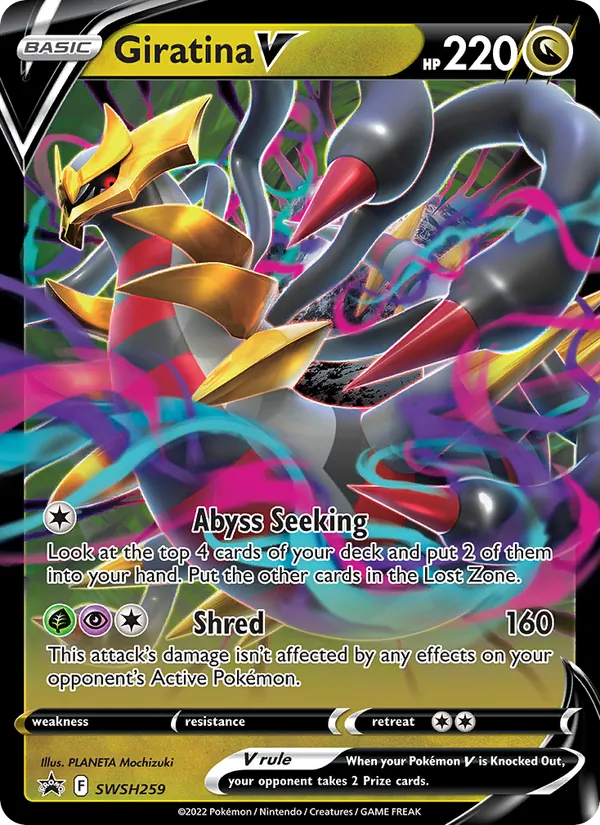 Giratina V - SWSH Black Star Promos Pokemon Card