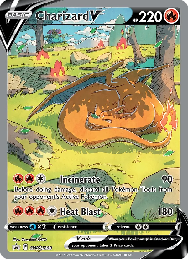 Charizard V - SWSH Black Star Promos Pokemon Card