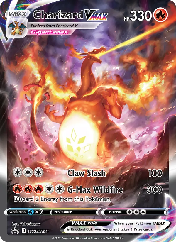 Charizard VMAX - SWSH Black Star Promos Pokemon Card