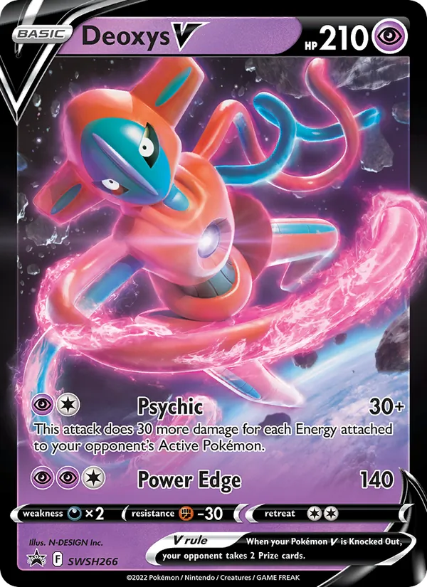 Deoxys V - SWSH Black Star Promos Pokemon Card