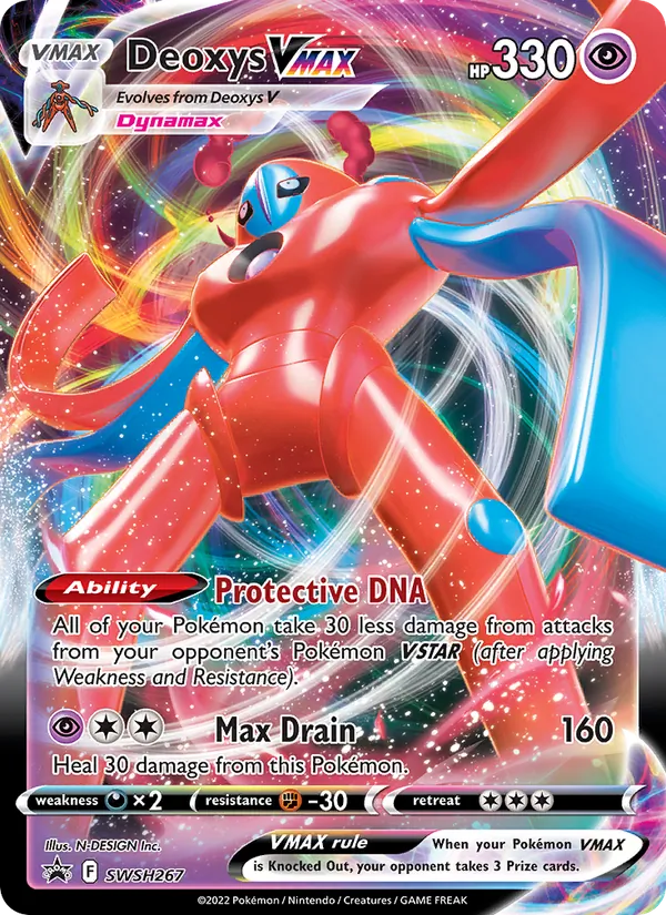 Deoxys VMAX - SWSH Black Star Promos Pokemon Card