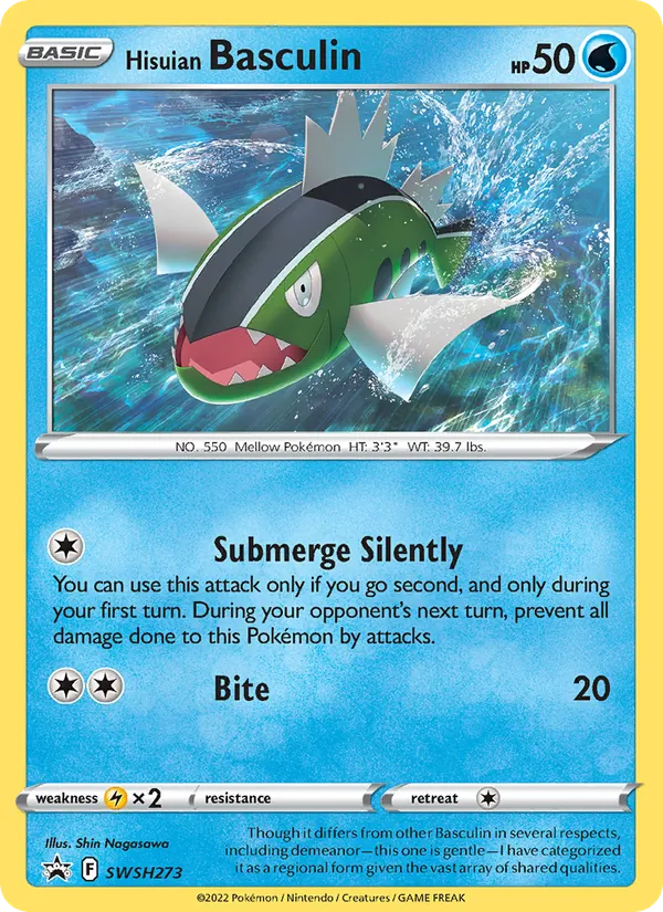 Hisuian Basculin - SWSH Black Star Promos Pokemon Card