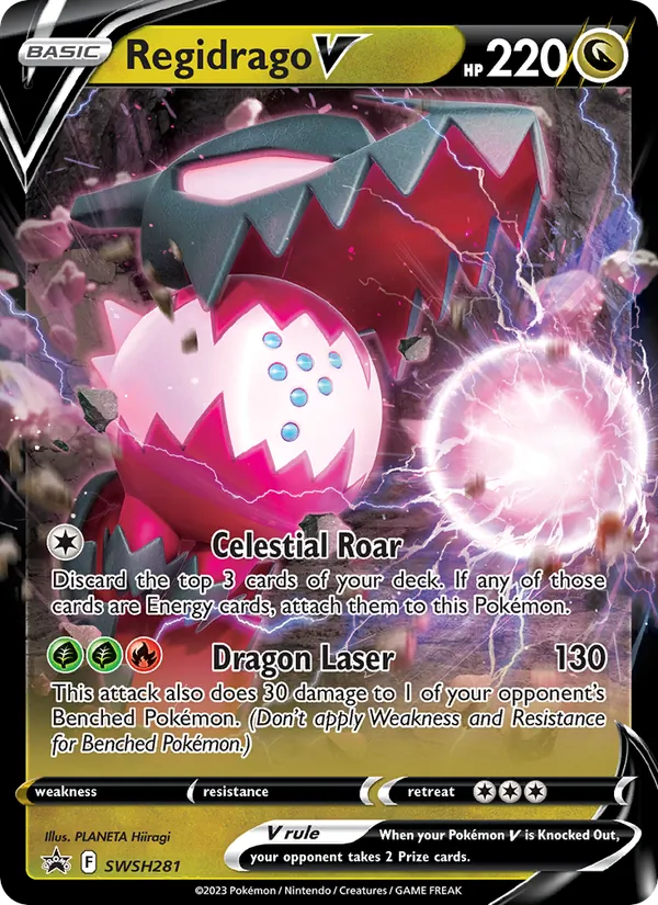 Regidrago V - SWSH Black Star Promos Pokemon Card