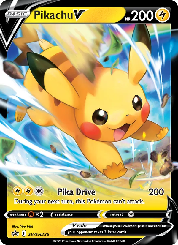Pikachu V - SWSH Black Star Promos Pokemon Card