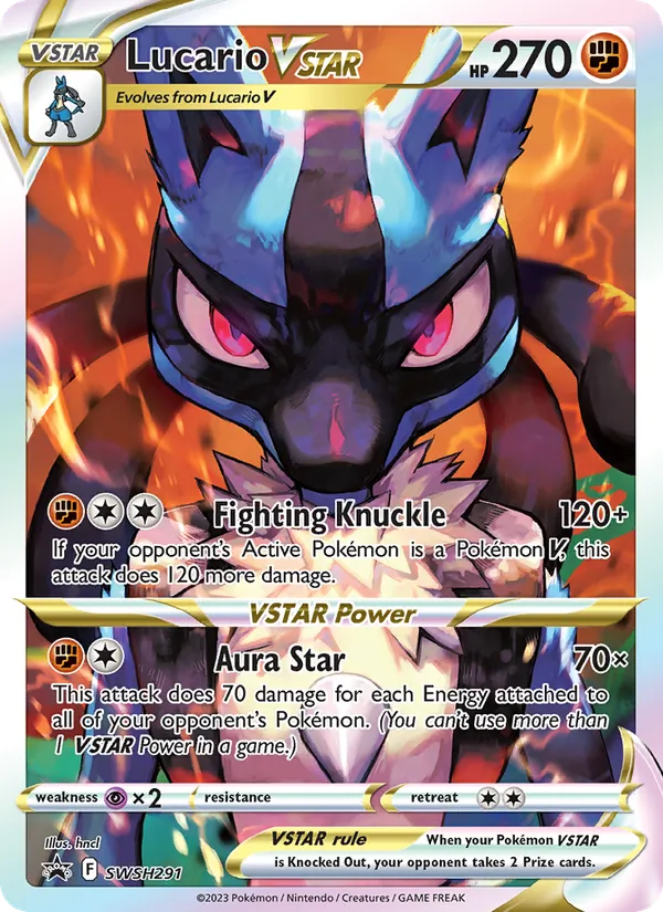 Lucario VSTAR - SWSH Black Star Promos Pokemon Card