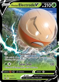 Hisuian Electrode V - SWSH Black Star Promos