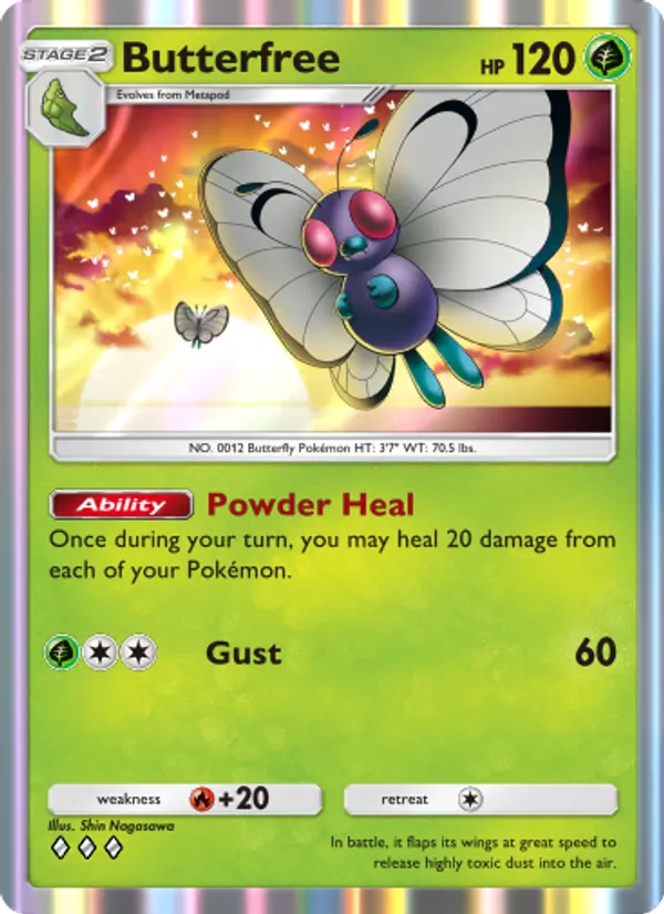 Butterfree - Genetic Apex Pokemon Card