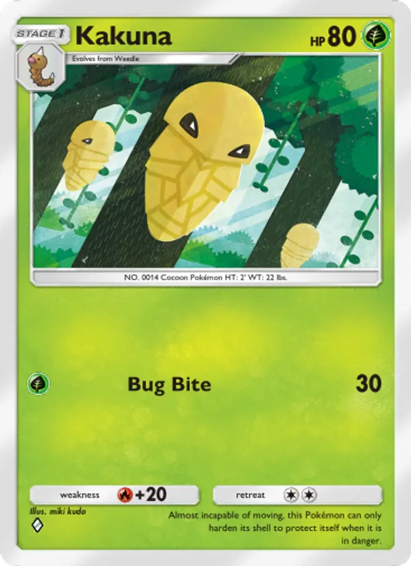 Kakuna - Genetic Apex Pokemon Card
