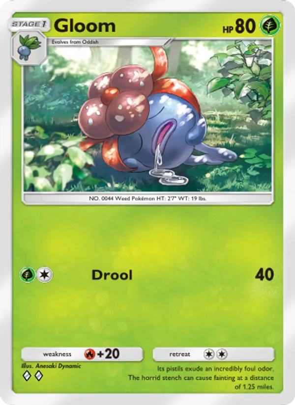 Gloom - Genetic Apex Pokemon Card