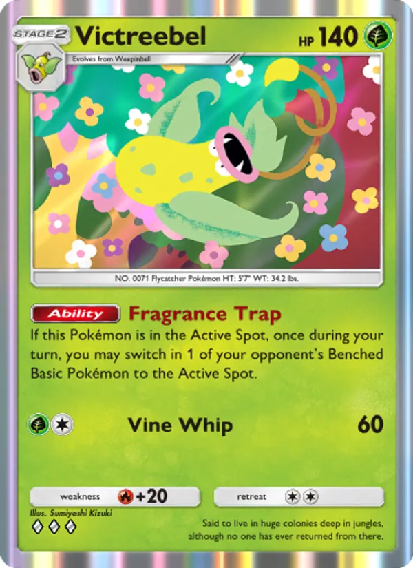 Victreebel - Genetic Apex Pokemon Card