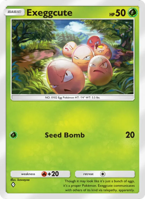 Exeggcute - Genetic Apex Pokemon Card