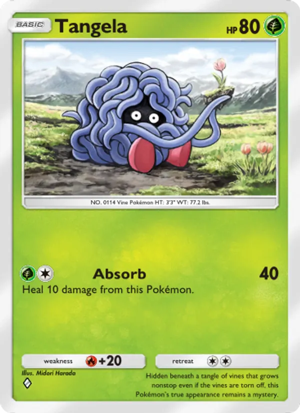 Tangela - Genetic Apex Pokemon Card